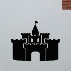Vinilo infantil castillo medieval