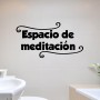 Vinilo baño espacio meditación
