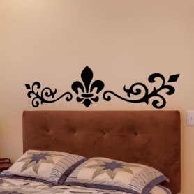 Drástico Extra Colapso Vinilo decorativo pared cabecero cama floral